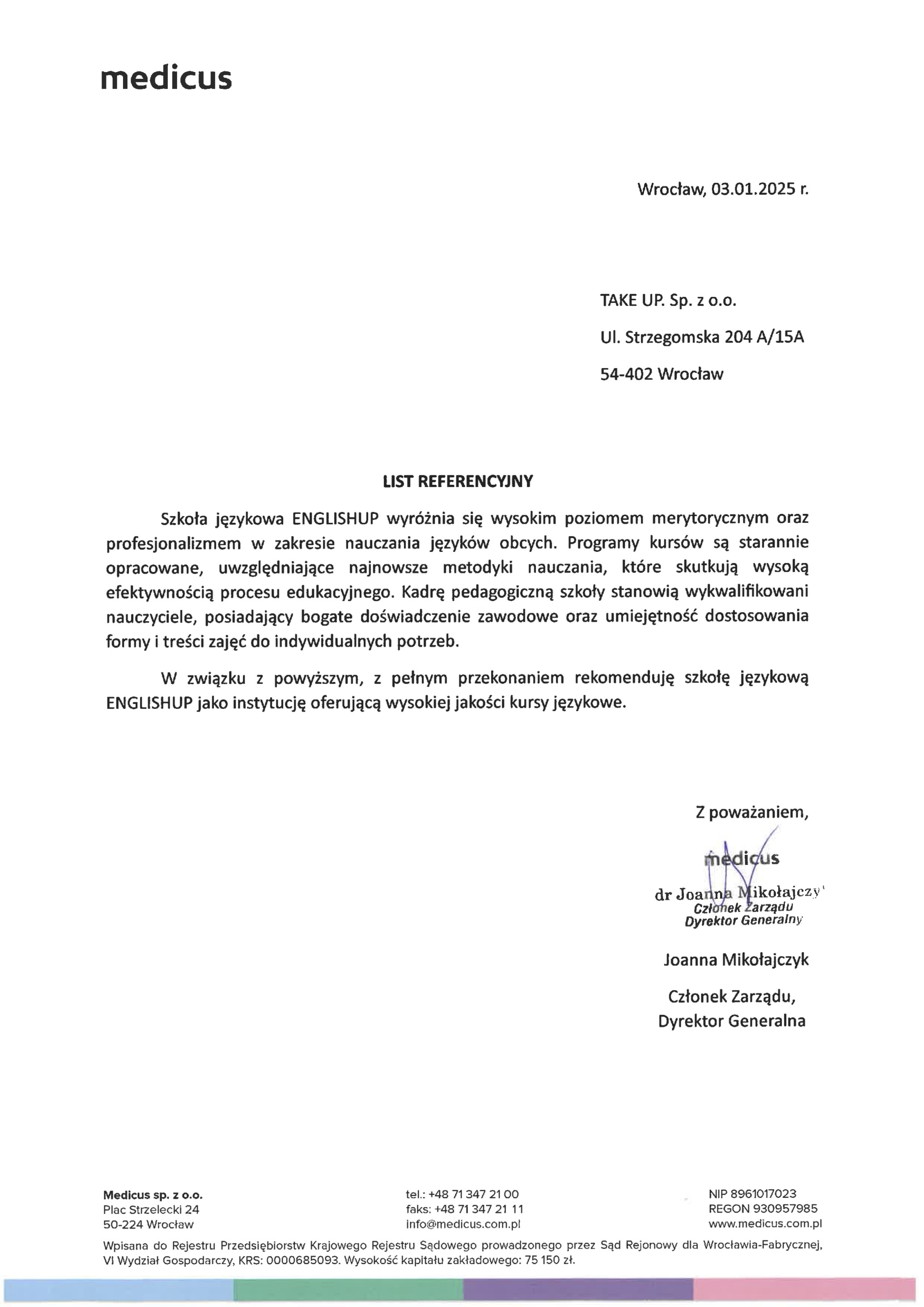 Referencje Medicus